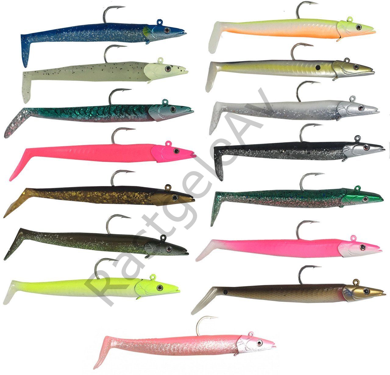 Savage gear Sandeel 12.5 cm 23 gr 2+1 Adet Suni Yem Pink White