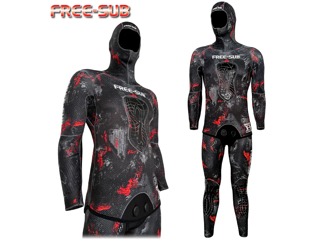 Free-Sub Troya Serbest Dalış Elbisei 5mm Yamamoto Kumaş