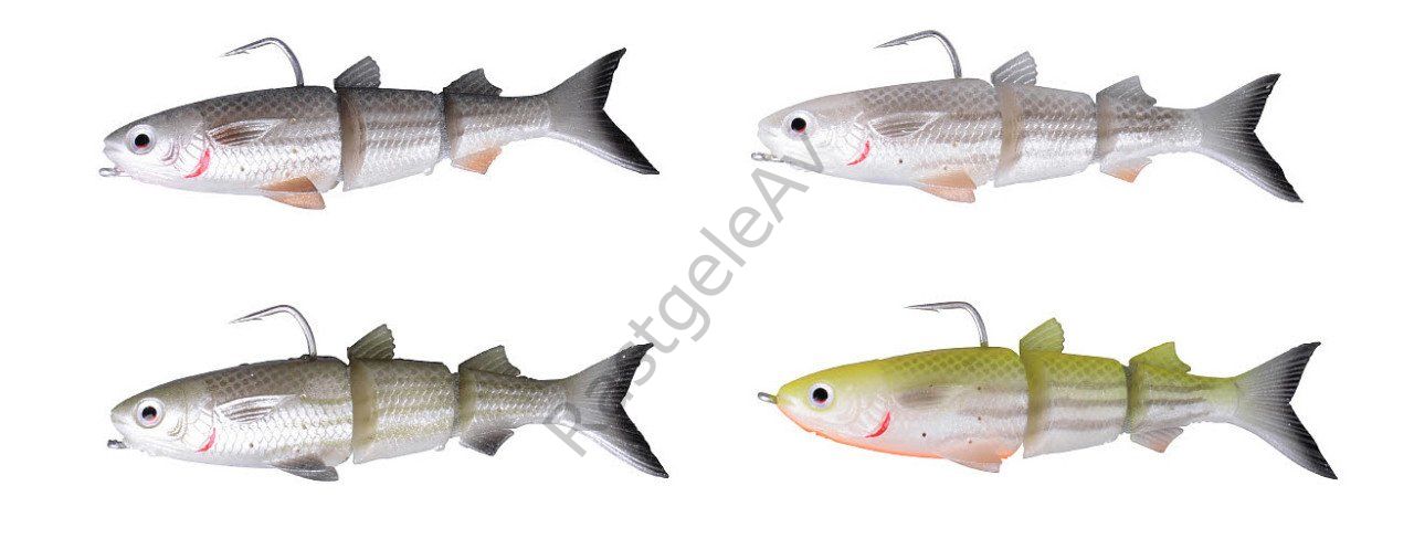 Savage gear 3D TPE Mullet 130 Wake 29 gr SS Suni Yem Dirty Silver