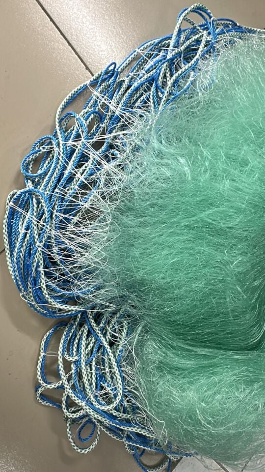 23mm Kalınlık 30mm Göz Açıklığı Gizli Kurşun-Fanyalı 100 Metre Hazır Ağ