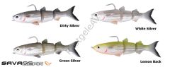 Savage gear 3D TPE Mullet 130 Wake 29 gr SS Suni Yem Green Silver