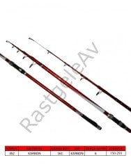 Captain 1515 Hellion Hybrid 420cm Tele Surf Kamış 150-250gr Atar