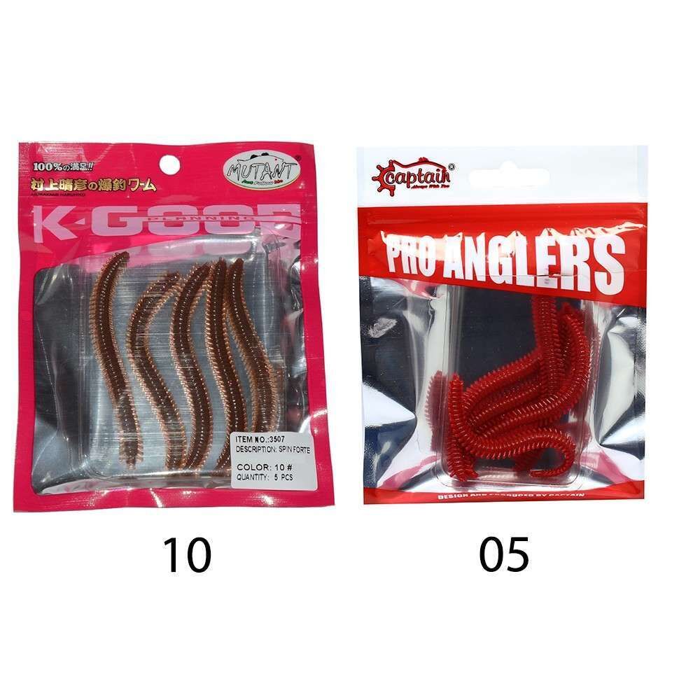 Mutant 3507 Spin Forte 85cm Aromalı LRF Silikon Suni Yem 5li Set