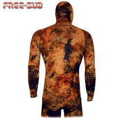 Free-Sub Ghost Brown Avcı Elbise 5mm Serbest Dalış Elbisesi