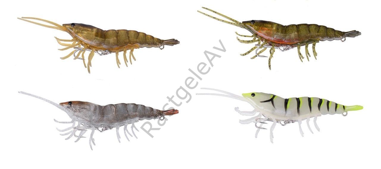 Savage gear 3D Hybrid Shrimp 10 cm 17 gr S Suni Yem Olive Green Egg
