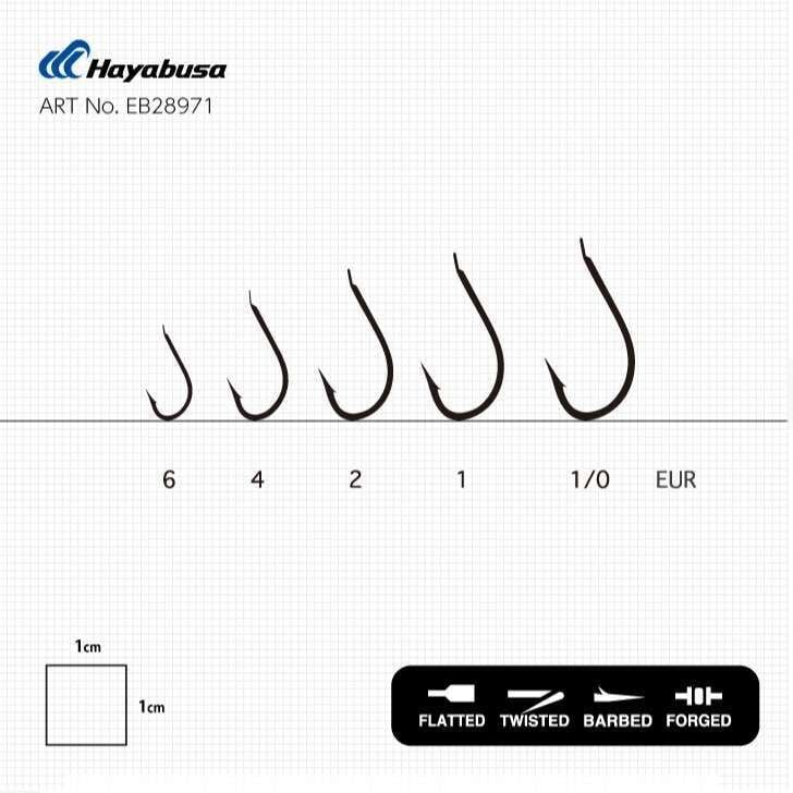 Hayabusa HHBR 289 Kısa Pala Dövme Çupra İğnesi 15li Paket Black Nikel
