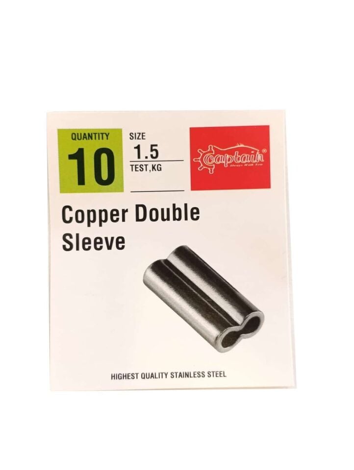 Captain 5130 Çelik Tel Sıkıştırma Burcu Double 10lu Paket Black Nikel