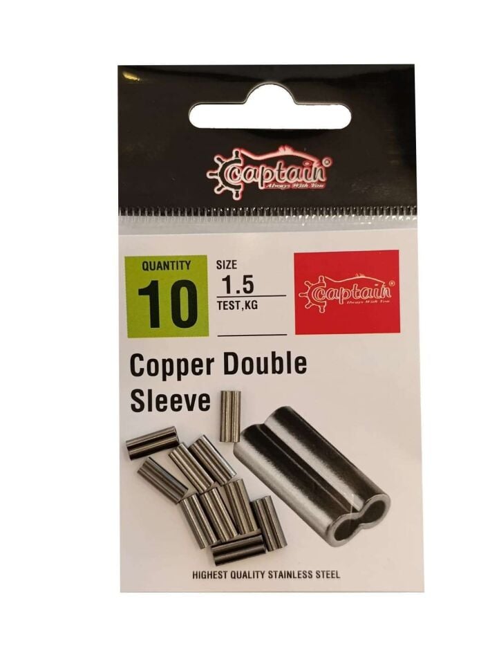 Captain 5130 Çelik Tel Sıkıştırma Burcu Double 10lu Paket Black Nikel