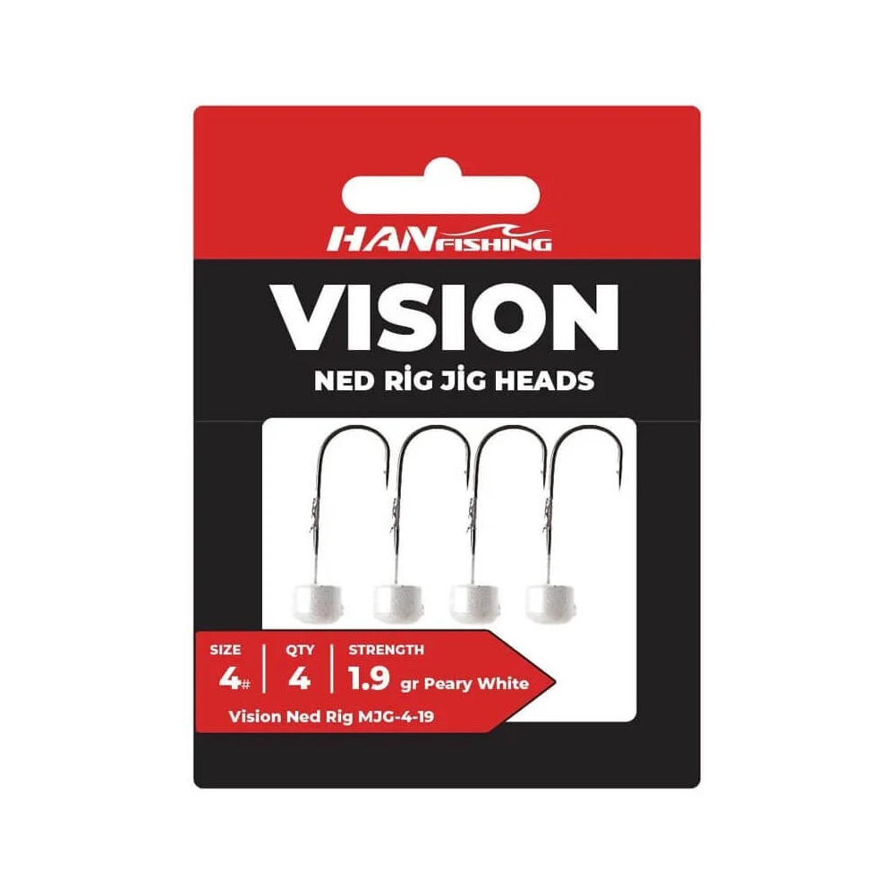 Hanfish Vision Ned Rig Peary White PMJ-4-1.9 Gr