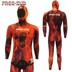 Free-Sub Olimpos 9mm Red Yamamoto 39 Avcı Serbest Dalış Elbisesi