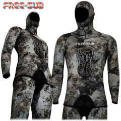 Free-Sub 5mm Ghost Dark Avcı Serbest Dalış Elbisesi