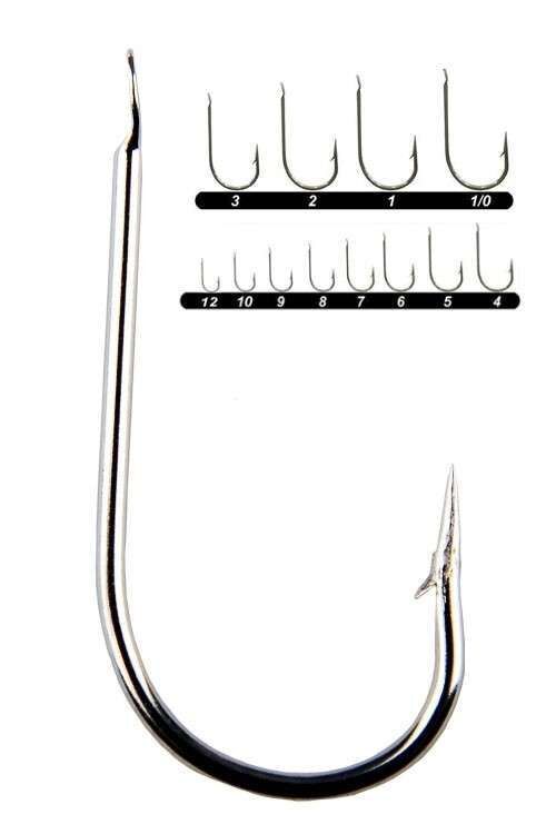 Youvella 1353 Kısa Pala Olta İğnesi 100lü Kutu Nikel