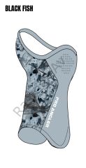 Fujin Pro Angler Sungaiter Boyunluk Black Fish