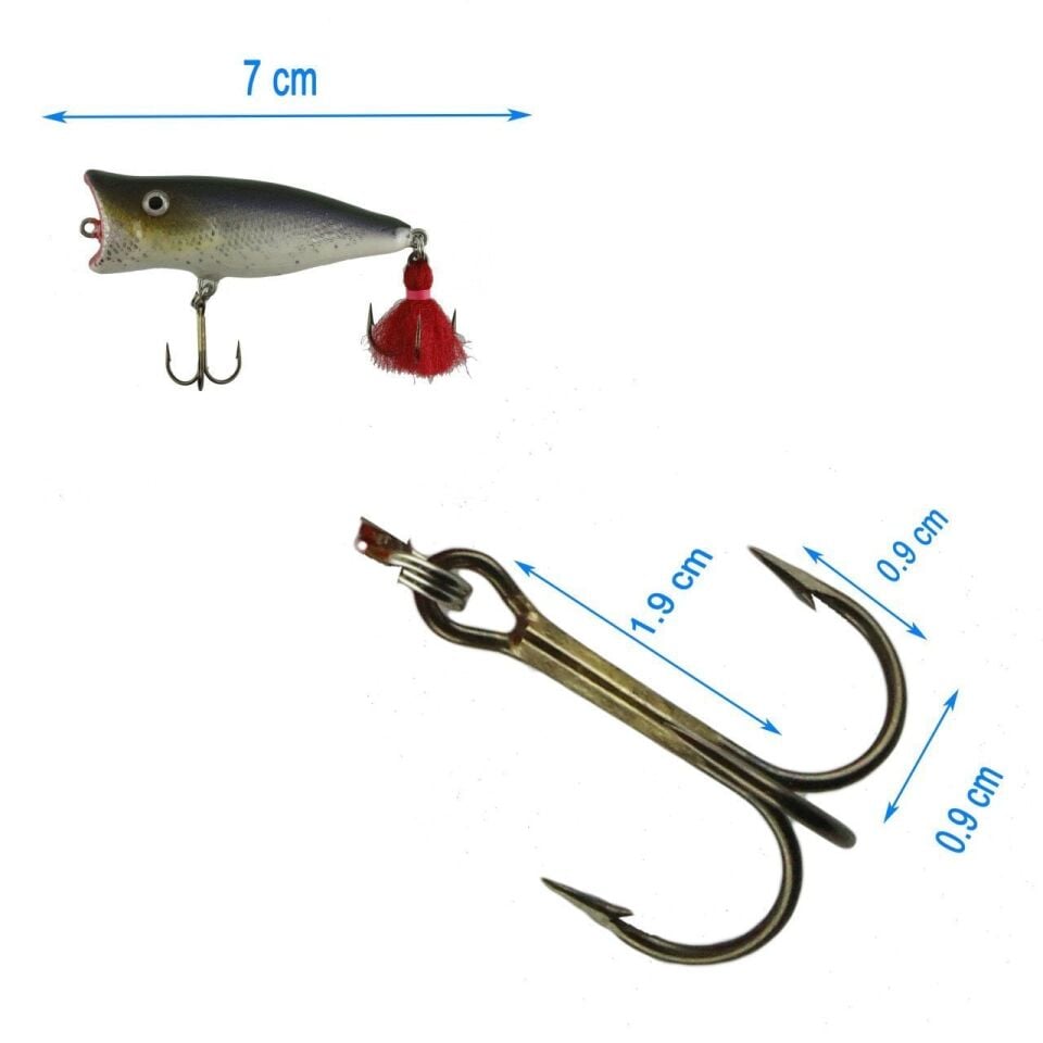 Jaxon H.S Popper 7 Cm 9 Gr Fe