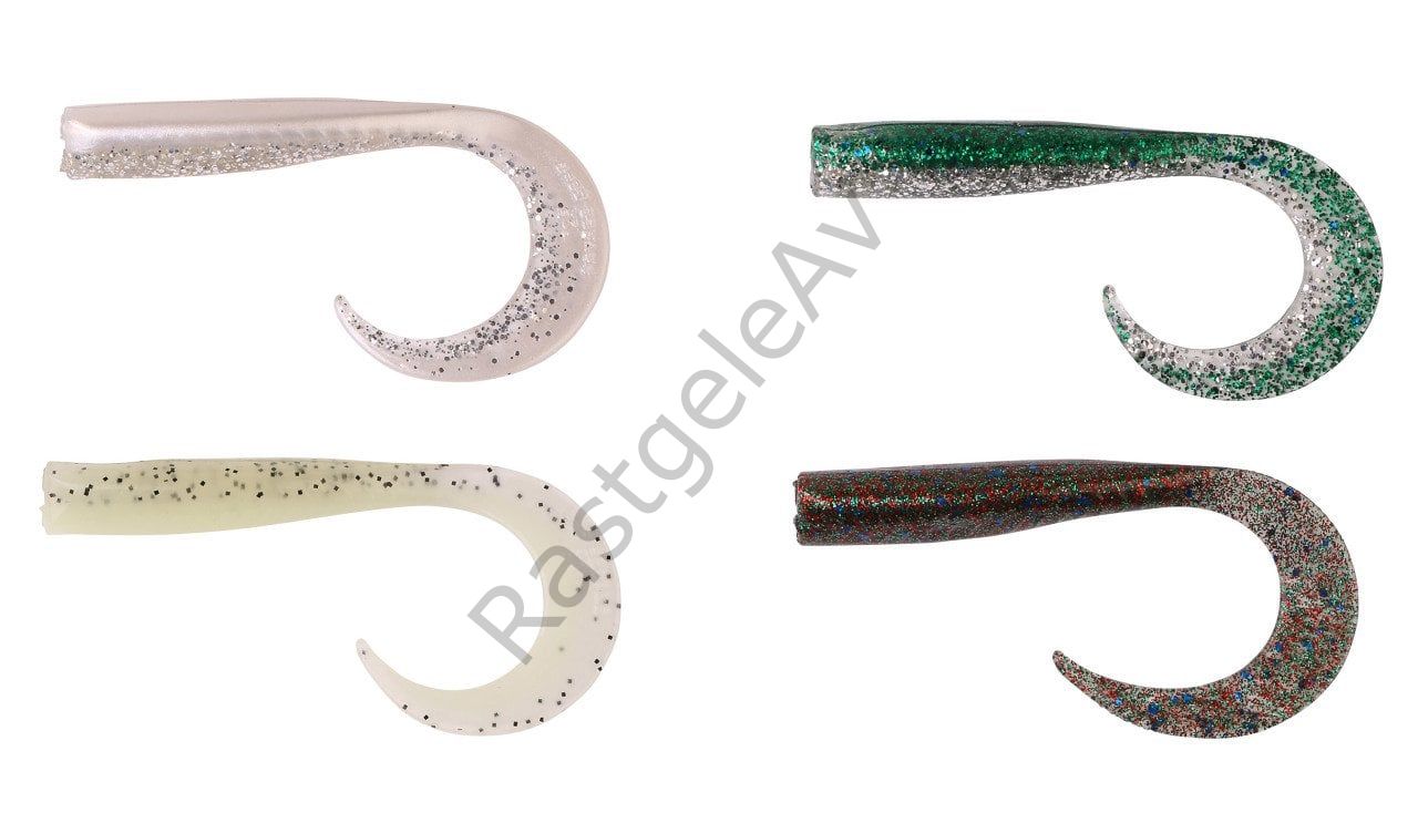 Savage gear LB Sandeel Curltail 10 cm 5 Adet Suni Yem Pearl Silver