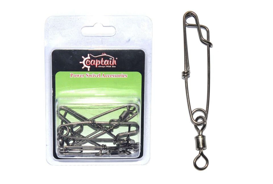 Captain 5155 Karabina Klips 2x80mm 5li Paket Black Nikel