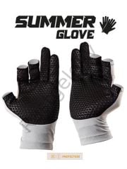Fujin Pro Angler S24 Summer Gloves Grey