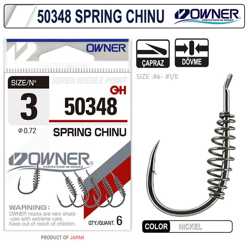 Owner 50348 Spring Chinu Nickel İğne