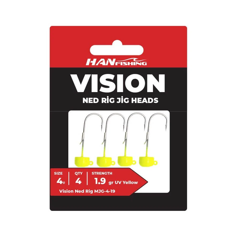 Hanfish Vision Ned Rig Uv Yellow GMJ-4-1.9 gr