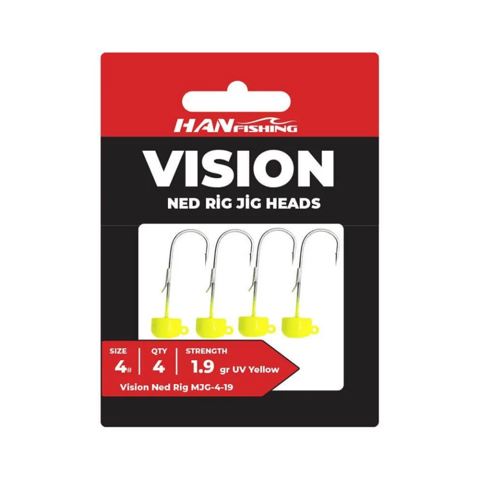 Hanfish Vision Ned Rig Uv Yellow GMJ-4-1.9 gr