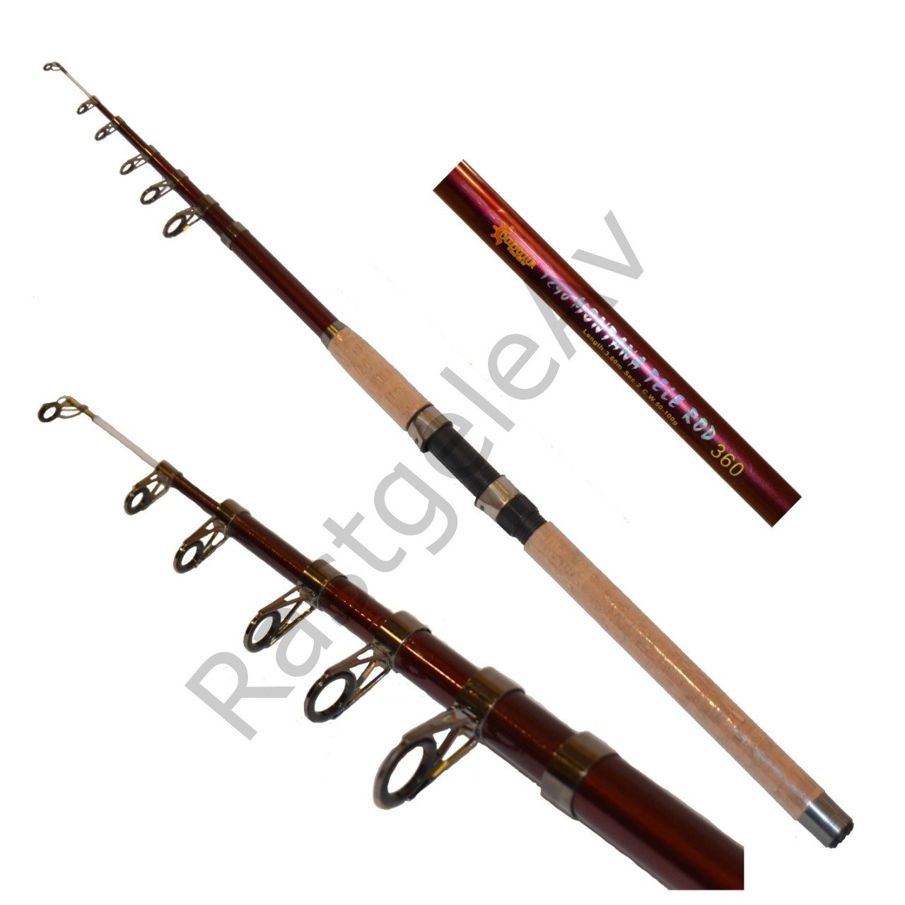 Captain 1290 Montana Teleskopik Kamış 50-100gr Atar
