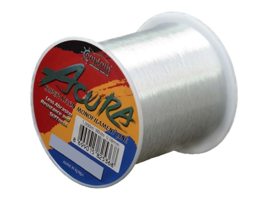 Captain Acura 1000mt Monofilament Misina Beyaz Standart - 0.30 MM