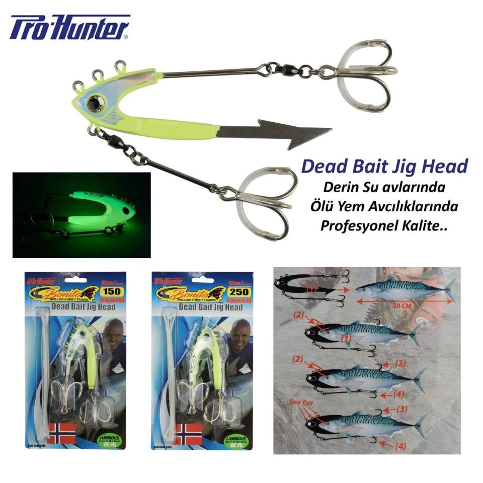 Bonito Dead Bait Jig Head (Bonito Ağırlık) 150 gr