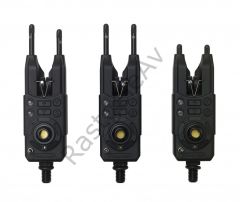 Prologic Fulcrum RMX Pro Bite Alarm Presentation Set 3+1 Multi Colour