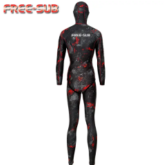 Free-Sub Troya 3mm Desen Yamamoto 39 Kadın Avcı Serbest Dalış Elbisesi