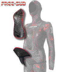 Free-Sub Troya 3mm Desen Yamamoto 39 Kadın Avcı Serbest Dalış Elbisesi