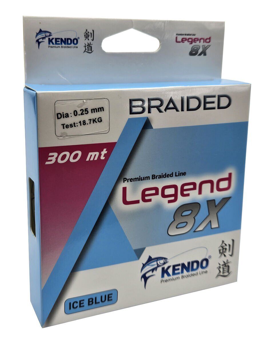 Kendo Legend X8 300M Ice Blue Örgü İp 0,12 mm