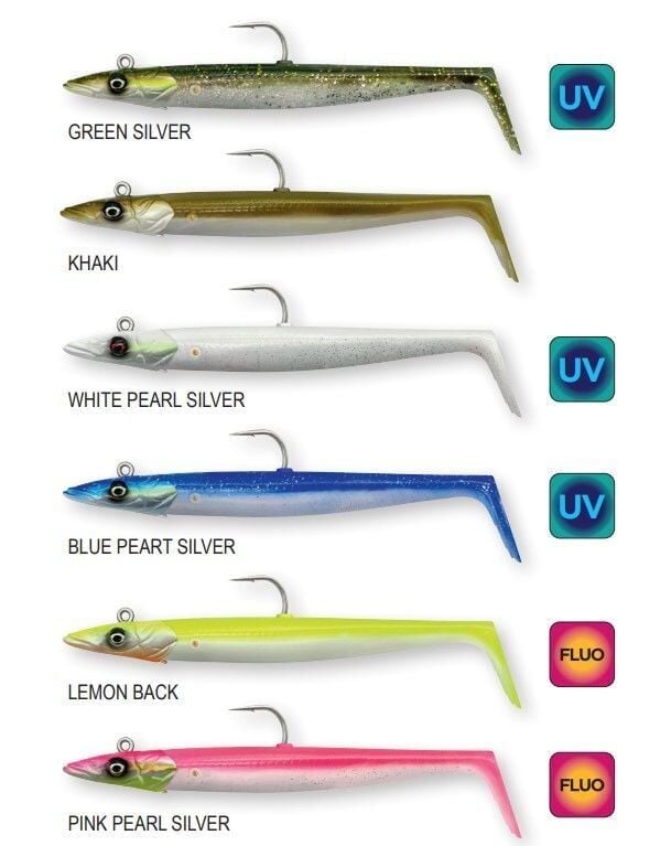 Savage Gear Sandeel V2 18 cm 86 gr 2+1 Lemon Back