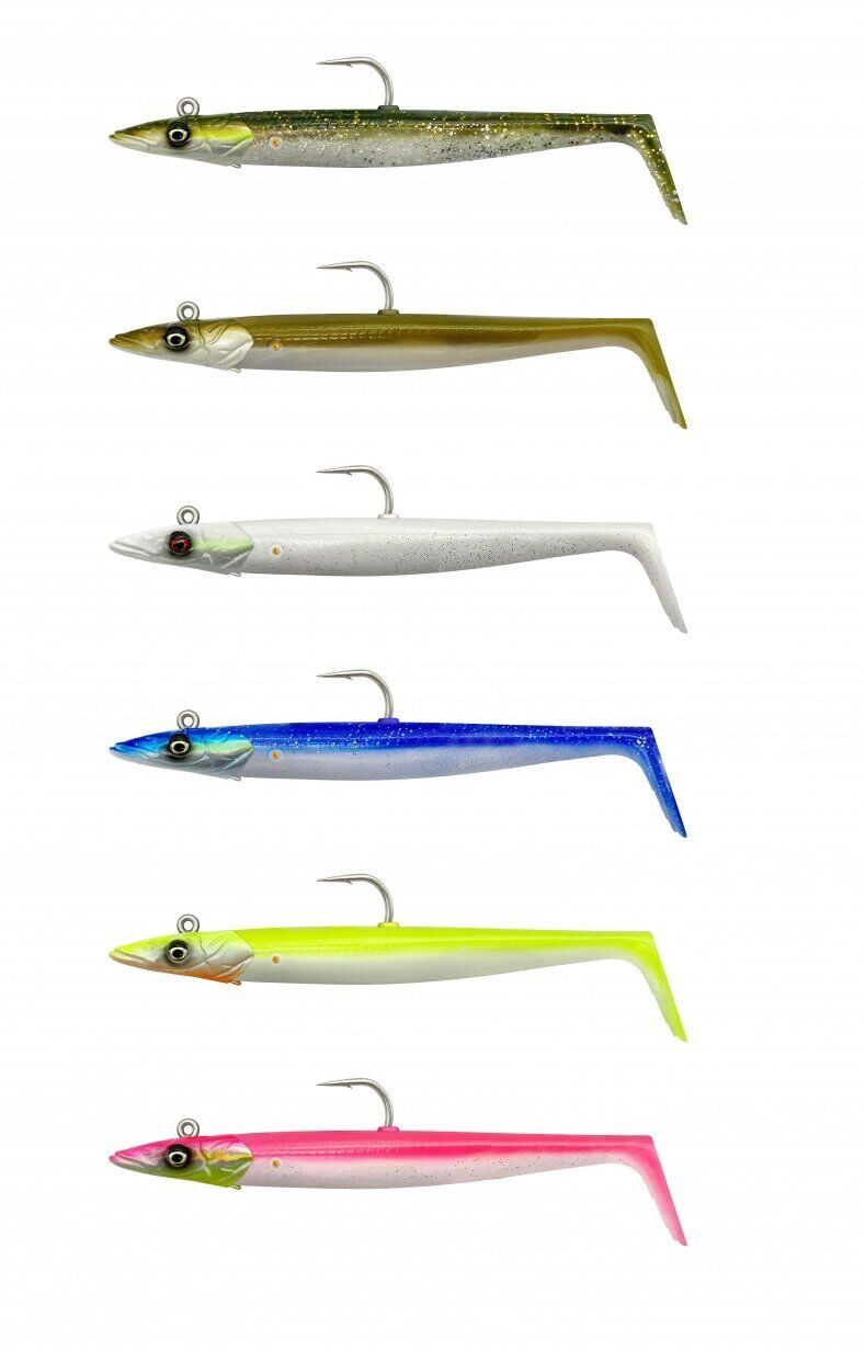 Savage Gear Sandeel V2 18 cm 86 gr 2+1 Green Silver