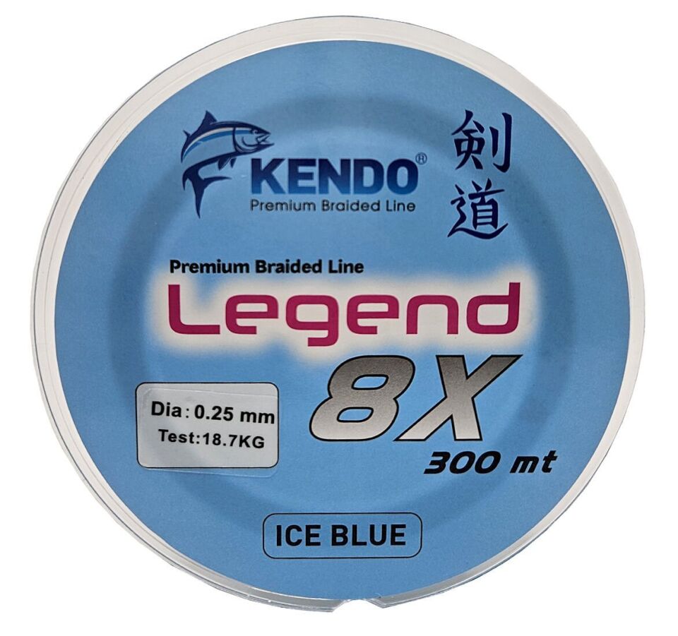 Kendo Legend X8 300M Ice Blue Örgü İp 0,14 mm
