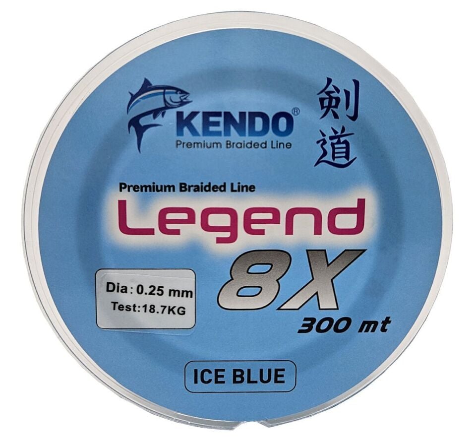 Kendo Legend X8 300M Ice Blue Örgü İp 0,18 mm