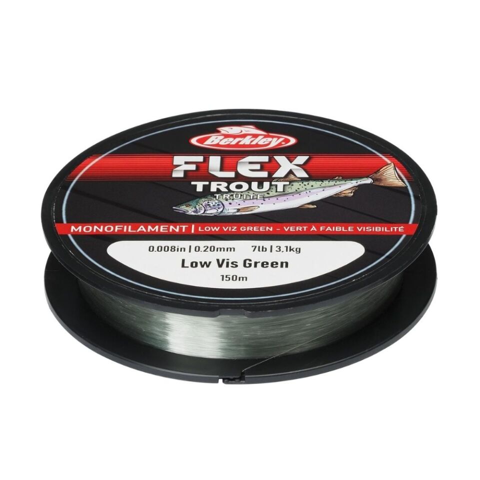 Berkley Flex Trout Olta Misinasi LOW-VIS GREEN - 0.25MM-150M-4.8KG
