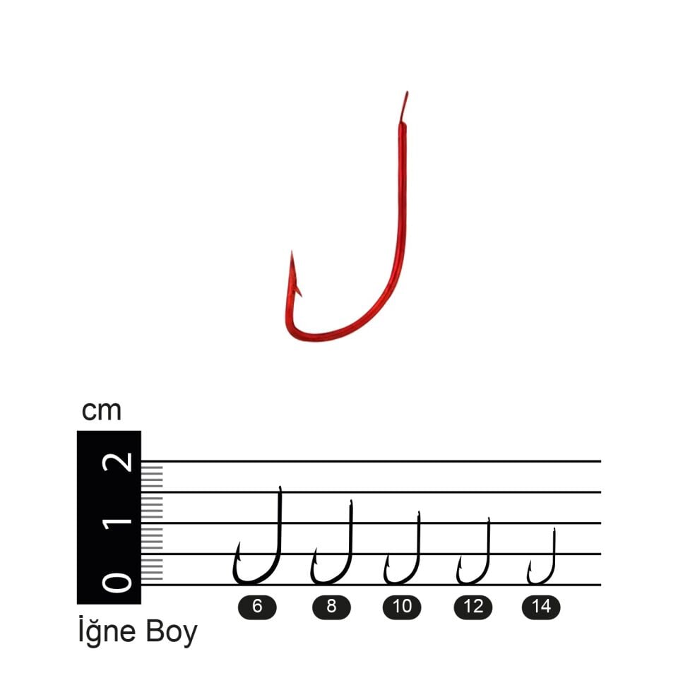 Effe İğne 225R Kırmızı Carbon