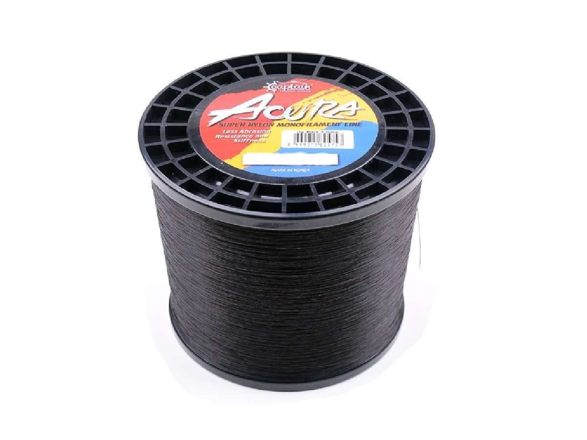 Captain Acura 1kg Bobin Misina Siyah Standart - 0.40 MM