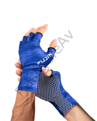 Fujin Pro Angler Summer Gloves Blue