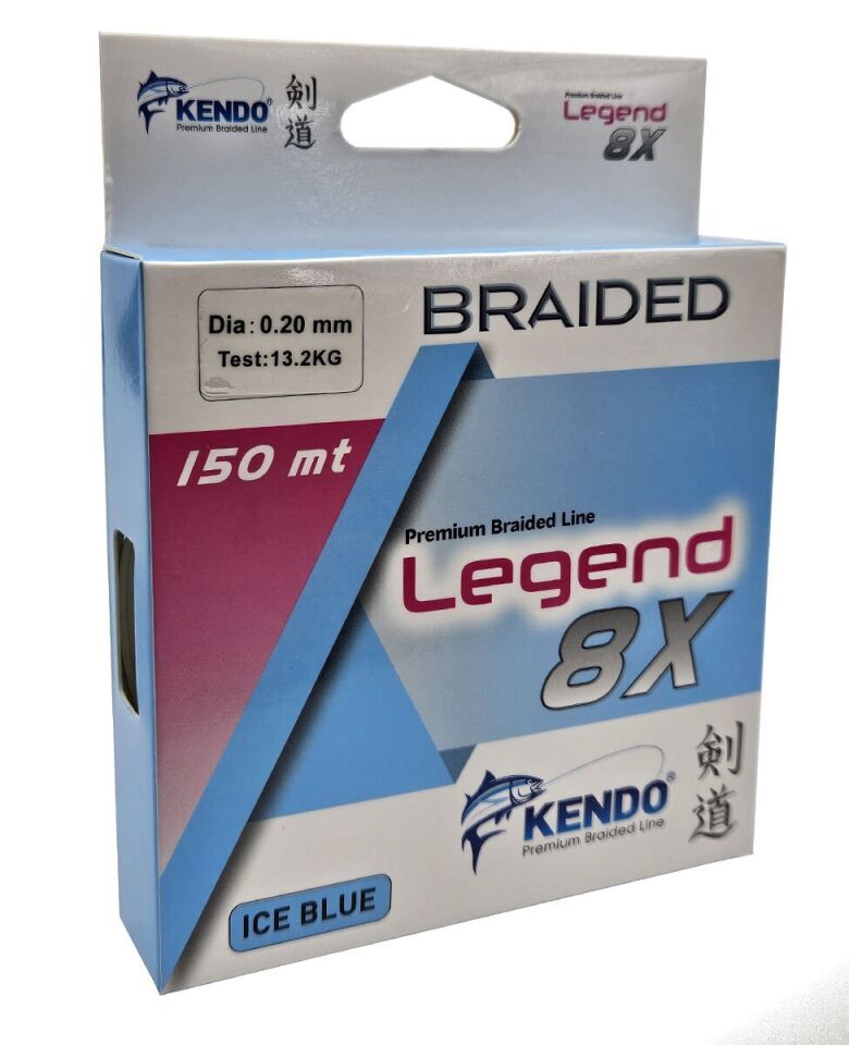 Kendo Legend X8 150M Ice Blue Örgü İp 0,16 mm