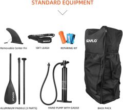 Seaflo SUP Board Stand Up Kürek Sörf Tahtası Şişirilebilir Kürek Dahil ISUP 305 cm 10