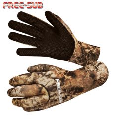 Free-Sub 3mm Diver Pro Expert Brown Dalış Eldiveni