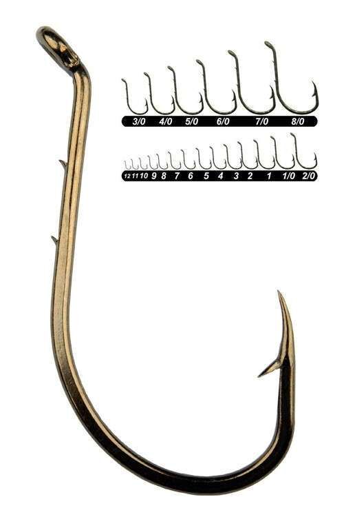 Youvella 1364 Delikli Tırnaklı Papağan Olta İğnesi 100lü Kutu Bronz