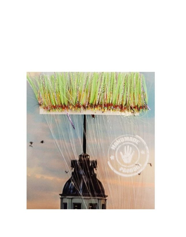 İstavrit Kösteği UV-GLOW Simli Youvella Kartonda 50 Sarı İğne 0.15mm Köstek