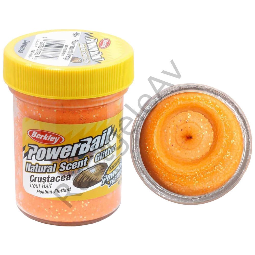 Berkley Powerbait Natural Glitter Trout Bait Crustacea Sahte Yemi