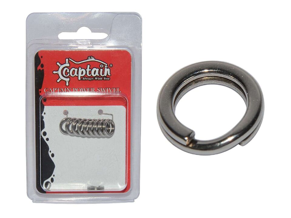 Captain 5142 Kalın Halka Güçlendirilmiş 10lu Paket İnox Naturel