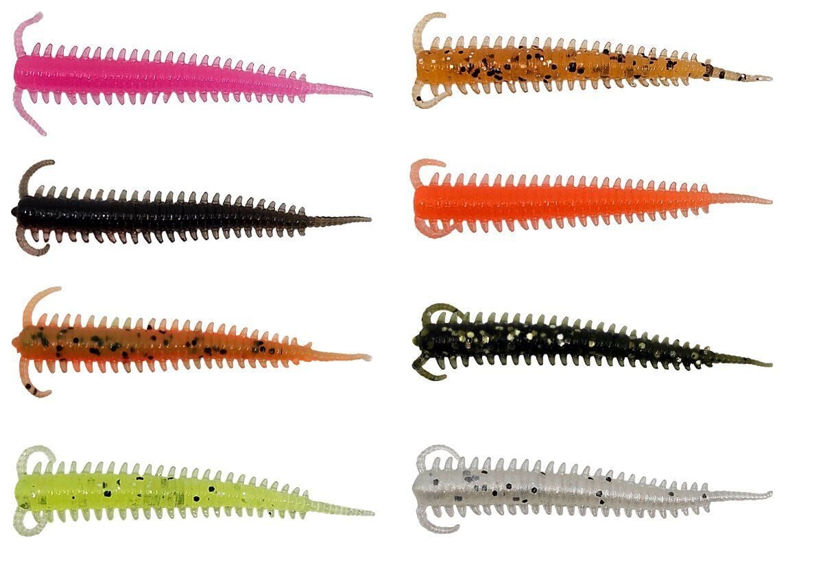 Kendo Silicones Worm 5cm 10 Adet Pink Glow