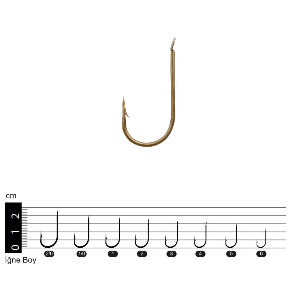 Effe İğne 1265 Bronz Carbon