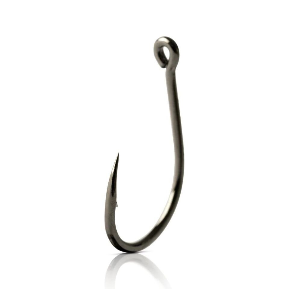 Mustad 10750NP-BN Eyed Baitholder Olta İğnesi BLACK NICKEL - NO:8