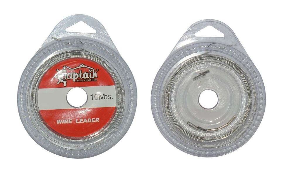 Captain Çelik Tel 10mt Steel Wire Leader Standart - 60 LBS